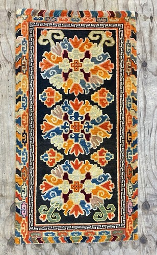 Antique tibetan hand knotted - hand,