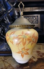 Large ANTIQUE HAND PAINTED