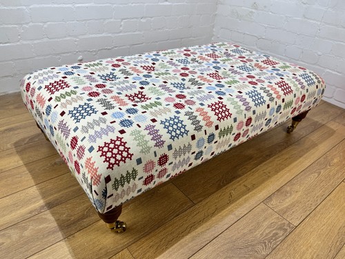 Custom made bespoke footstool - custom,