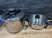 Prestige Twist 'n' Lock Pressure Cooker 6L S/Steel Pressure Cooker & Pan Set