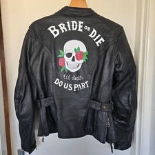 B RIDE OR DIE HAND PAINTED
