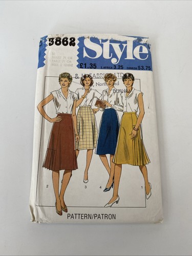Style 3862 sewing pattern - style,