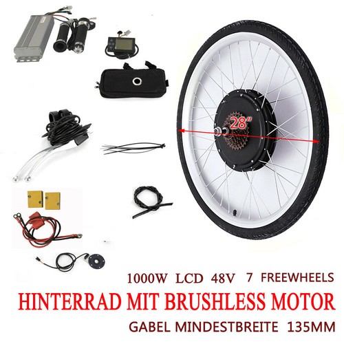 Ebike rear wheel - rear, 1000w