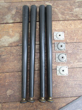 Set four black ebonised - 4,