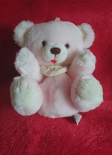 Baby Bottle Holder Teddy Bear. With Clear Perspex Window At Back. Excellent...