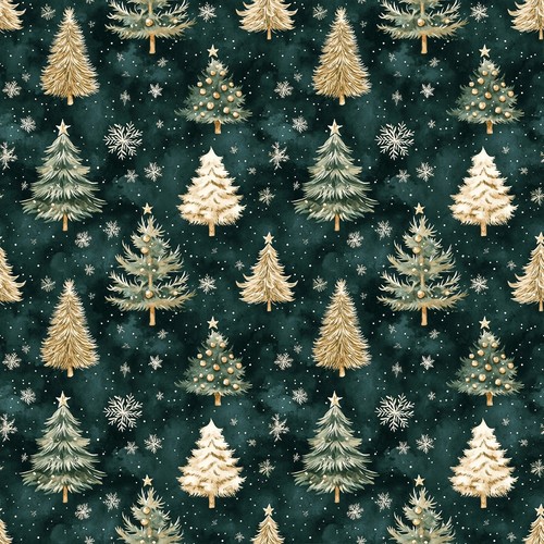 Festive christmas trees - festive,