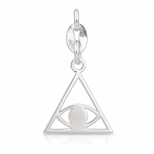 Sterling silver polished evil - polished,