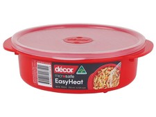 Décor Microsafe 750ML Microwavable round food container Microwave, freezer, dish