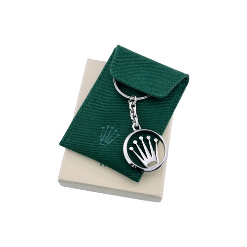 Rolex stainless steel keychain
