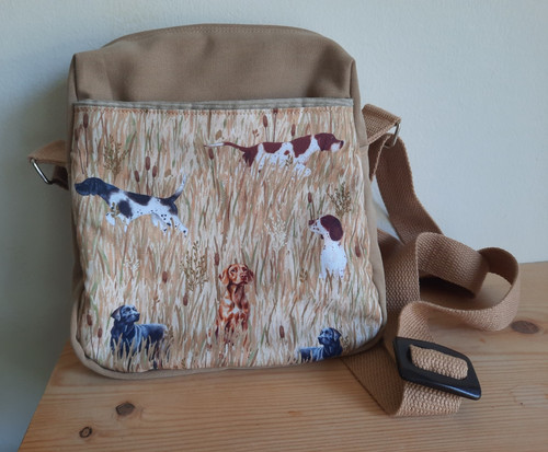 Pointer dog crossbody bag - dog,