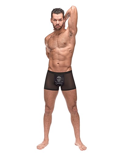 Men mini shorts - shorts, black