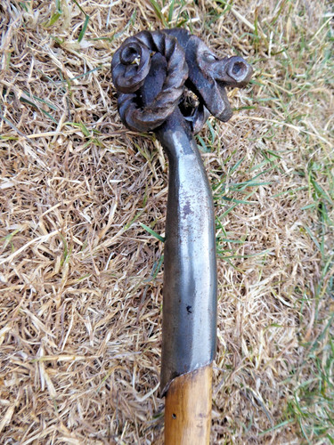 Walking stick iron - , head