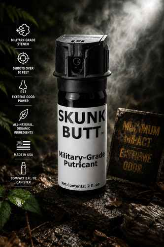 Skunk butt stink - butt,