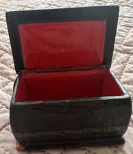 Vintage Lacquered Wooden Hand