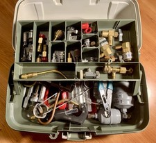 Box of HVAC Equipment Tools