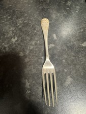 Vintage Walker And Hall Silver Plated Fork Circa 1884