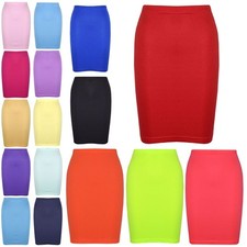 Kids Girls Plain Pencil Skirt