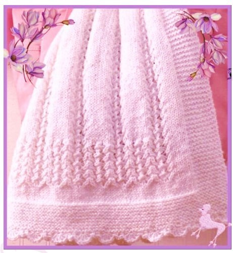 Knitting pattern baby blanket - knitting,