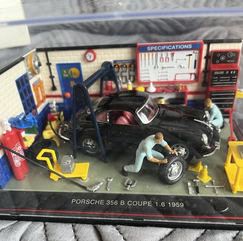 Porsche 356 garage diorama - porsche,