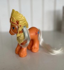 Vintage G1 1989s My Little Pony Big Brother Wigwam Headress Western Ultra Rare