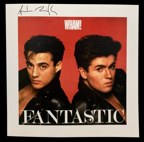 Signed andrew ridgeley wham - ridgeley,