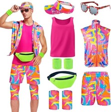 Men Boys 80s 90s Outfit