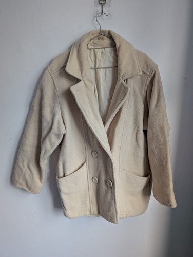 Vintage cream new wool double - vintage,