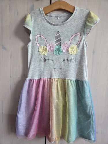 Girls summer unicorn dress - unicorn,