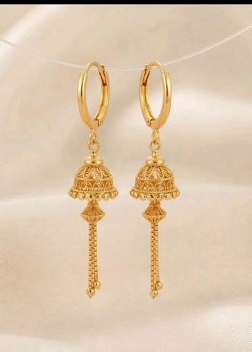 New gold plated - earring, indian