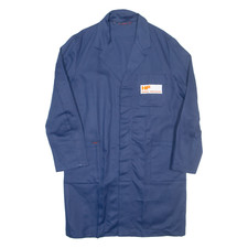 SPILAG Hugo Fritschi Mens Overcoat Coat Blue 3XL