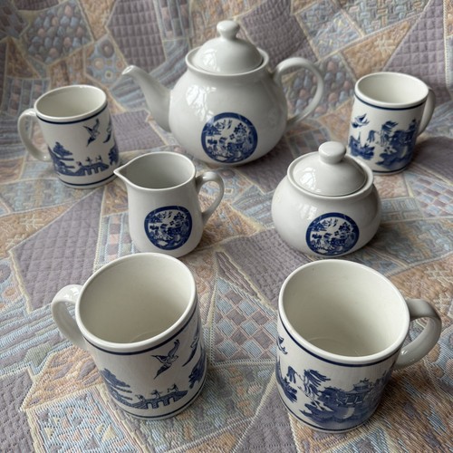 Tea set chinese white - set,