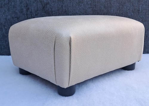 Footstool fake snakeskin - ,