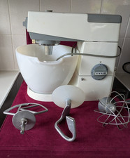 Kenwood Chef A701A Vintage Stand Mixer Bowl  & Accessories grey used working