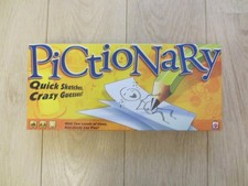 Mattel Games Pictionary Quick Drawing  Guessing Game - Adult & Junior Clues