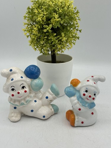 Vintage ceramic clown - vintage,