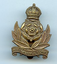 Intelligence Corps  Cap Badge