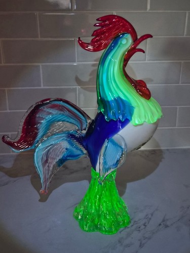 Large murano uranium glass - large,