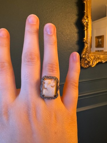 Vintage 800 silver hand - vintage, carved