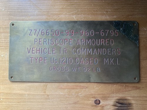 British army cold war brass - cold,