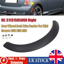 Rear Right Wheel Arch Trim Fender For Mini-Cooper R50 R53 R52 51131505868 UK