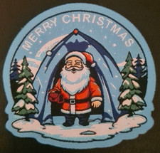 10 Merry Christmas badge Scout Scouting Guide Guiding badge patch patches xmas