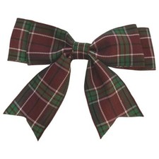 Tartan Christmas Bows Ribbon