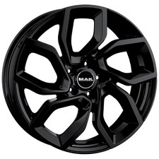 ALLOY WHEEL MAK APOLLO FOR PEUGEOT 2008 GT 7X18 4X108 GLOSS BLACK RET