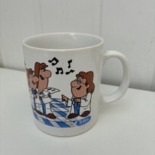 Tetley Tea Mug Vintage Retro Tetley Tea Folk Choir 1985 Gaffer Yorkshire Working