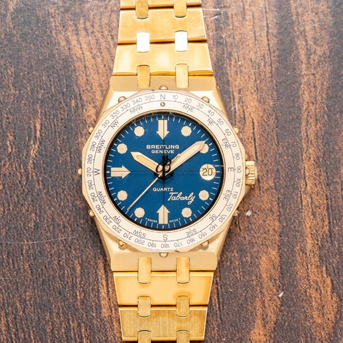 1980s breitling tabarly blue - breitling,