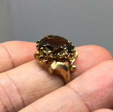 9ct Gold Smokey Quartz Ring