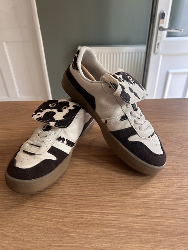 Stradivarius cow print leather - stradivarius,
