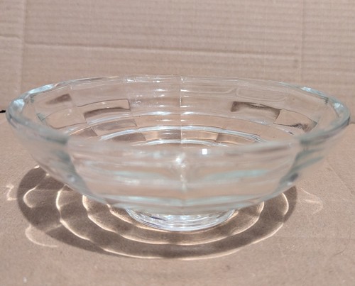 Vintage clear pressed glass - pressed,