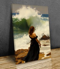 Girl looking at waves John