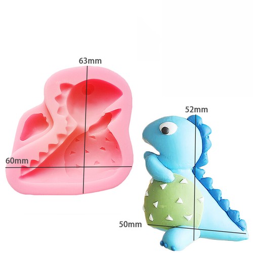 Silicone small dinosaur mould - silicone,